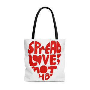 SPREAD LOVE AOP Tote Bag