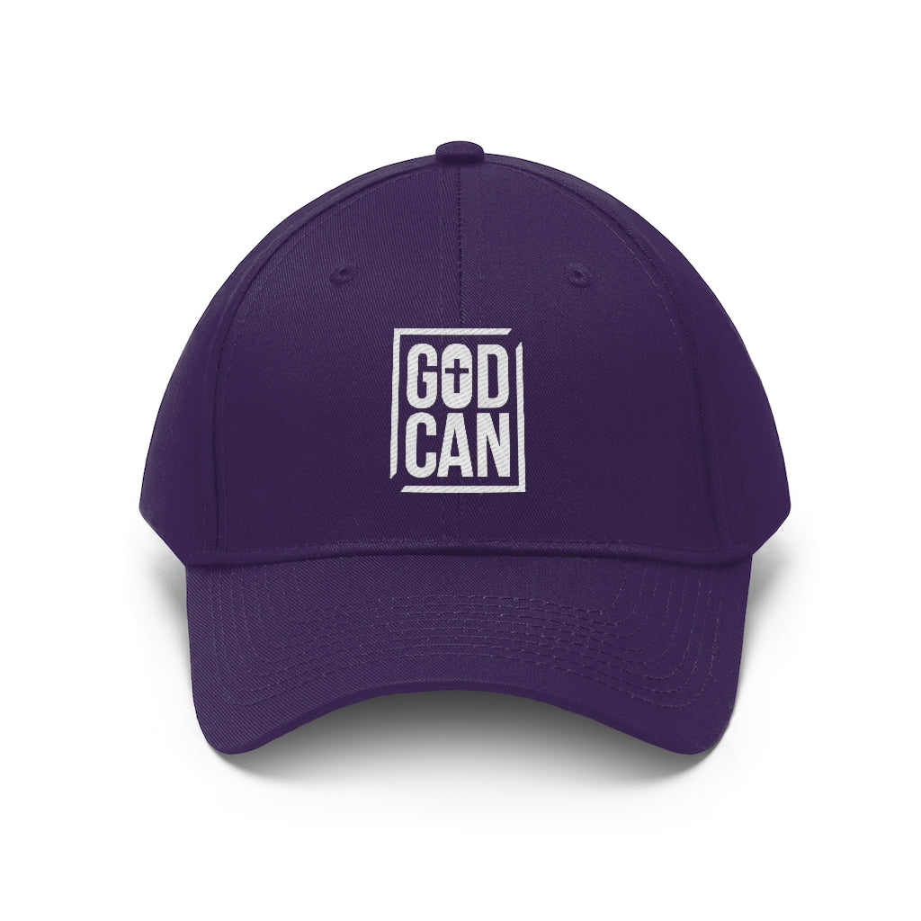 GOD CAN Unisex Twill Hat