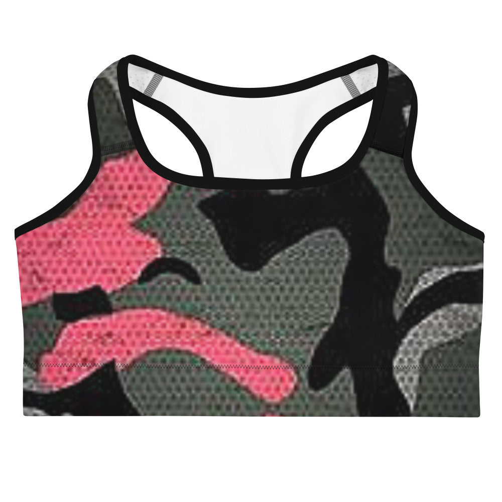 Matching Pink Camo Sports bra