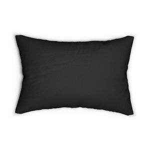Unapologetically Black Spun Polyester Lumbar Pillow
